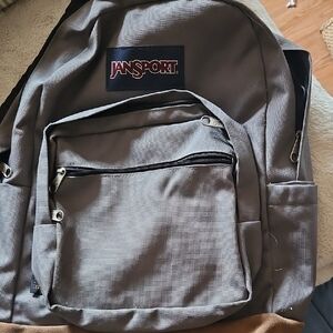 JanSport Gray Backpack Classic Design Durable